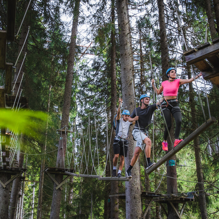 Hochseilpark Saalbach Hinterglemm | © Mia Knoll Hochseilpark in Saalbach Hinterglemm | © Mia Knoll