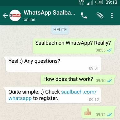 WhatsApp Service Saalbach WhatsApp Service Saalbach