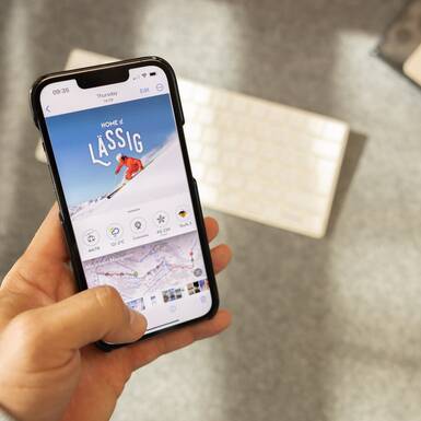 Home of Lässig App für die Urlaubsregion Saalbach Hinterglemm | © Home of Lässig App for the vacation region Saalbach Hinterglemm