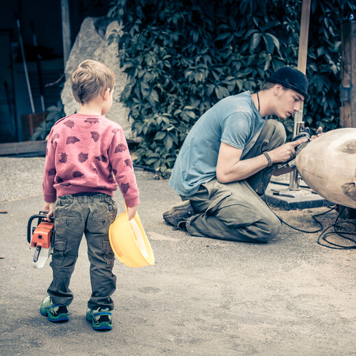 Der Holzbildhauer Nachwuchs | © Edith Danzer Der Holzbildhauer Nachwuchs | © Edith Danzer