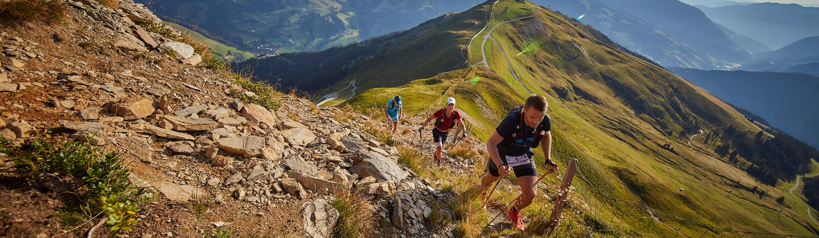 Participants at the Saalbach Trail & Skyrace | © Daniel Roos