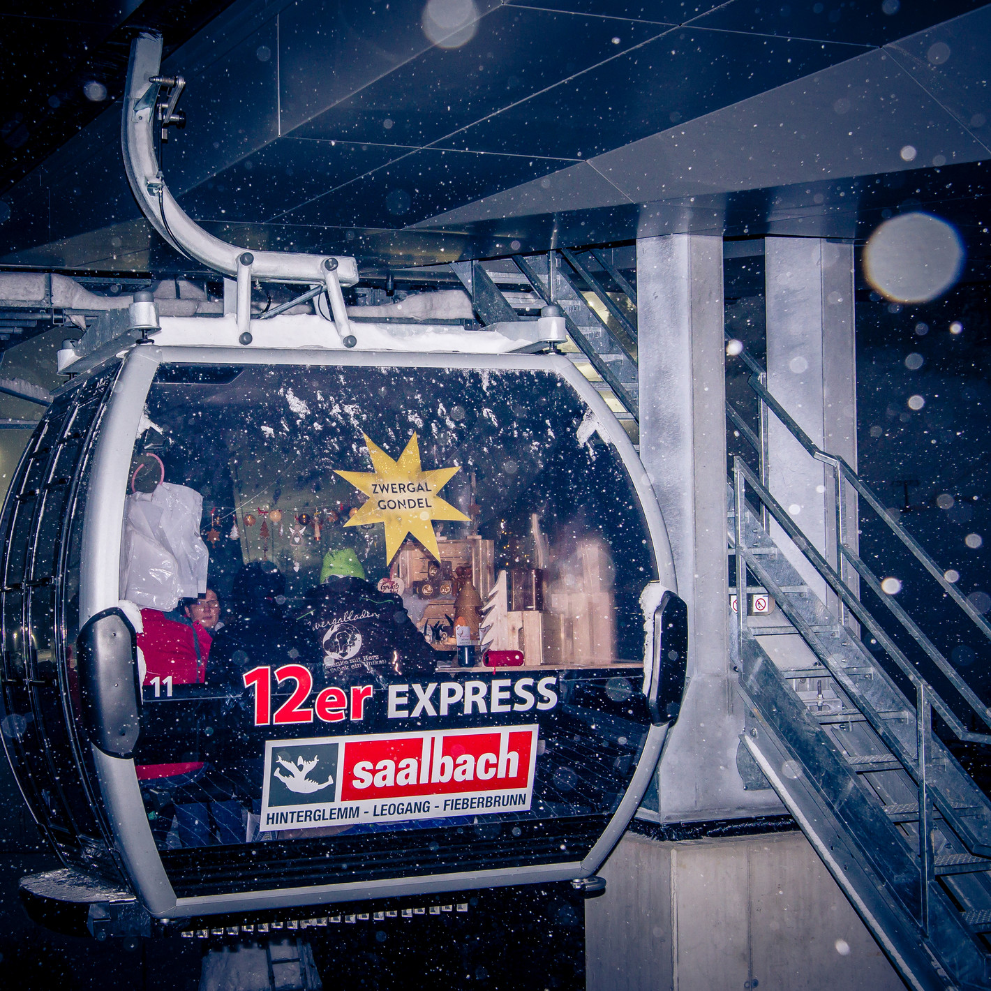 Der fliegende Adventmarkt in Saalbach Hinterglemm