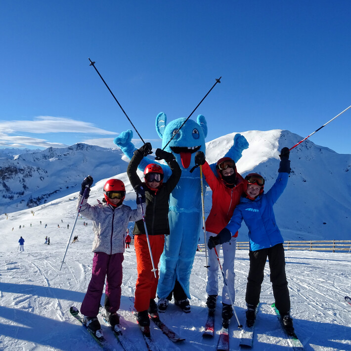 Meet & Greet mit Slopy | © saalbach.com/QParks Meet & Greet mit Slopy | © saalbach.com/QParks
