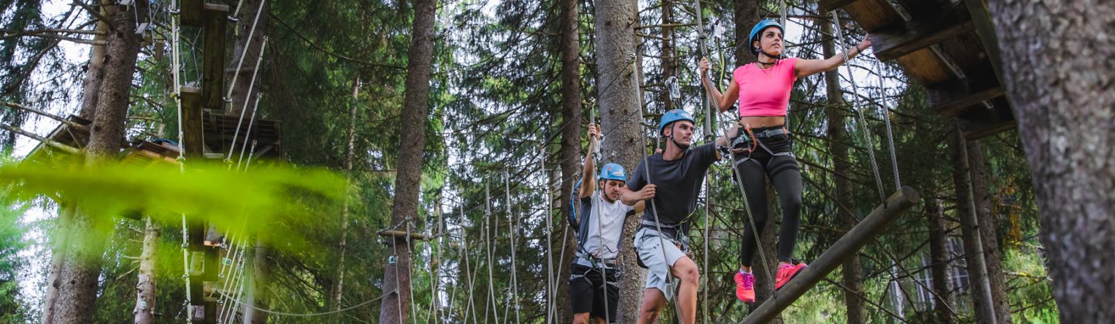 Hochseilpark in Saalbach Hinterglemm | © Mia Knoll