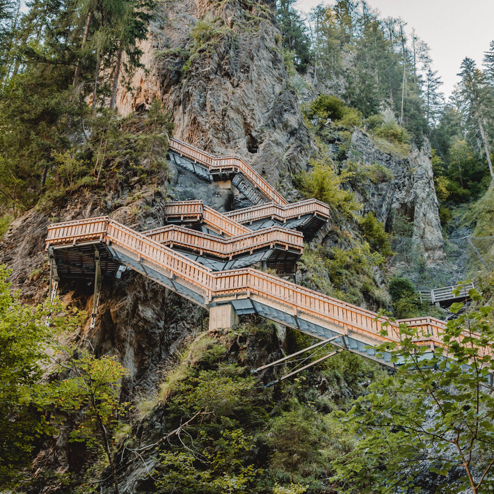 Kitzlochklamm Teufelstreppe | © Karin Pfisterer