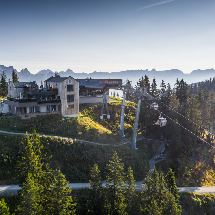 Kohlmaisbahn | © R View Productions Luftaufnahme Bergstation der Kohlmaisbahn | © R View Productions