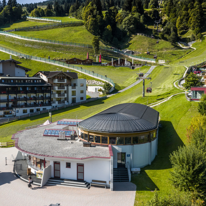 Reiterkogelbahn | © R View Productions Talstation der Reiterkogelbahn | © R View Productions