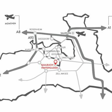 Anreise | © TVB Saalbach Hinterglemm