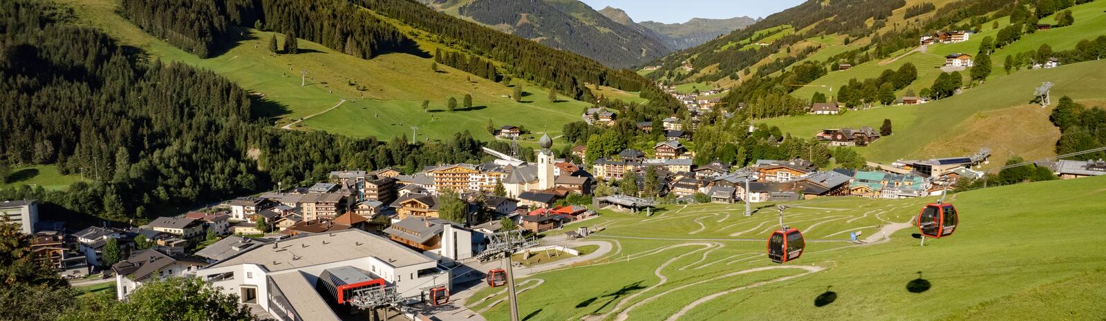 Luftaufnahme Kohlmaisbahn und Biketrails