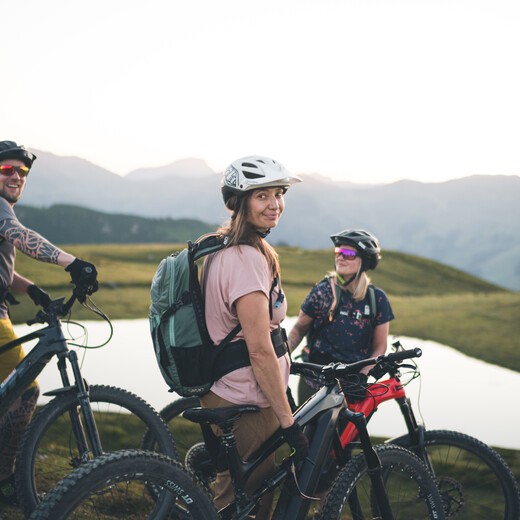 E-Mountainbiken in Saalbach E-Mountainbiken in Saalbach