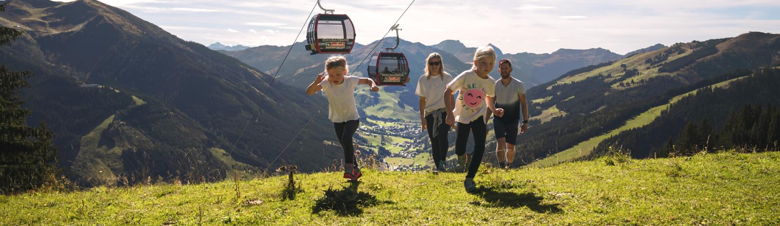Spaß für die ganze Familie im Sommer in Saalbach Hinterglemm | © Klaus Listl