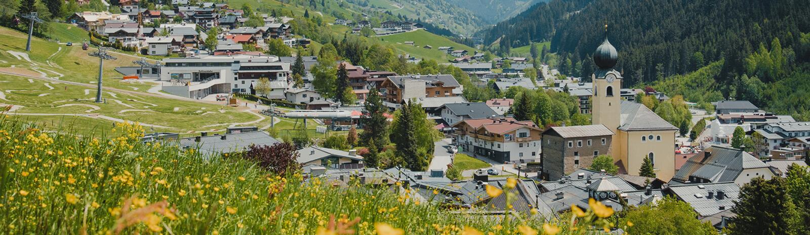 Village view of Saalbach | © Markus Landauer