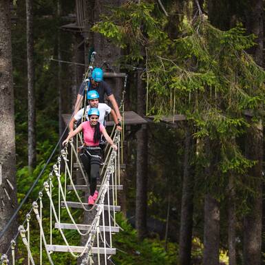 Hochseilpark Saalbach Hinterglemm | © Mia Knoll Hochseilpark Saalbach Hinterglemm | © Mia Knoll