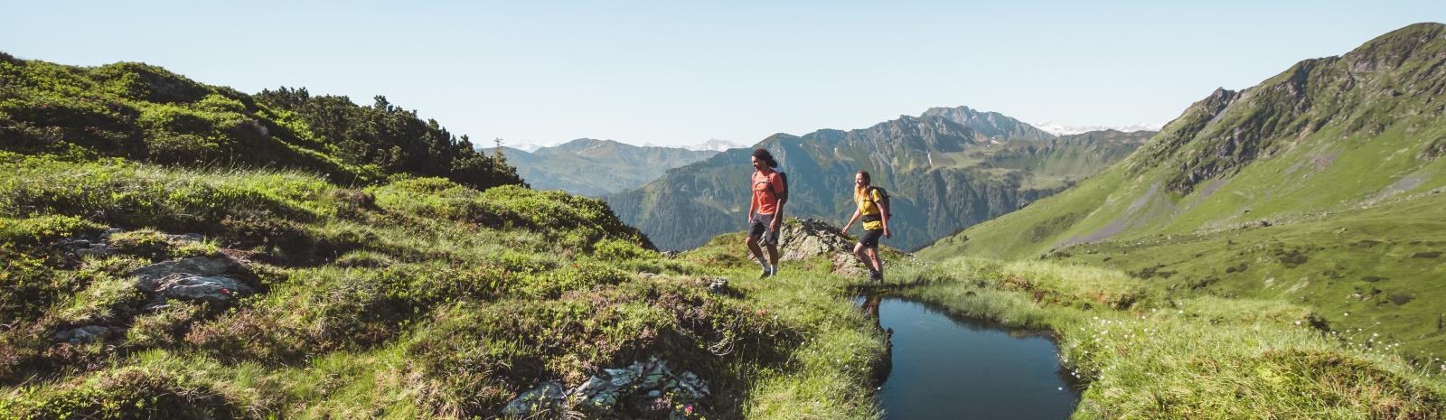 Wandern in der Natur von Saalbach Hinterglemm | © Mia Knoll