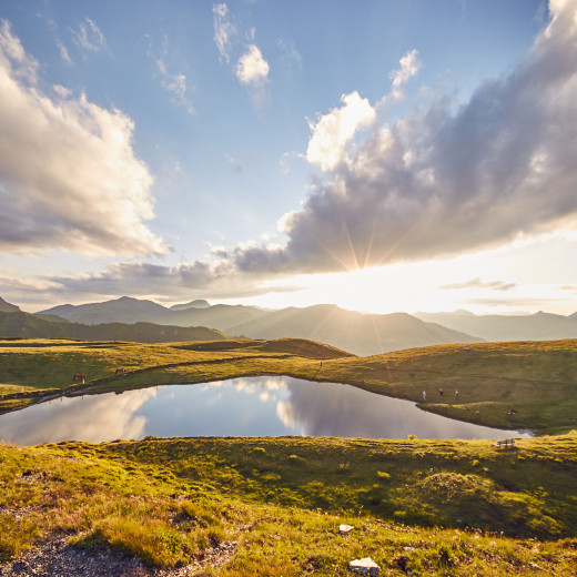 sunset at Hacklberger Seen | © Daniel Roos