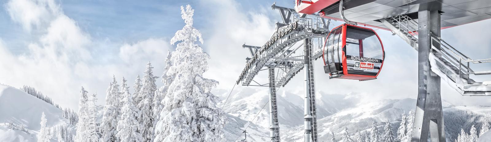 Kohlmaisbahn Saalbach Hinterglemm in winter | © Christian Wöckinger