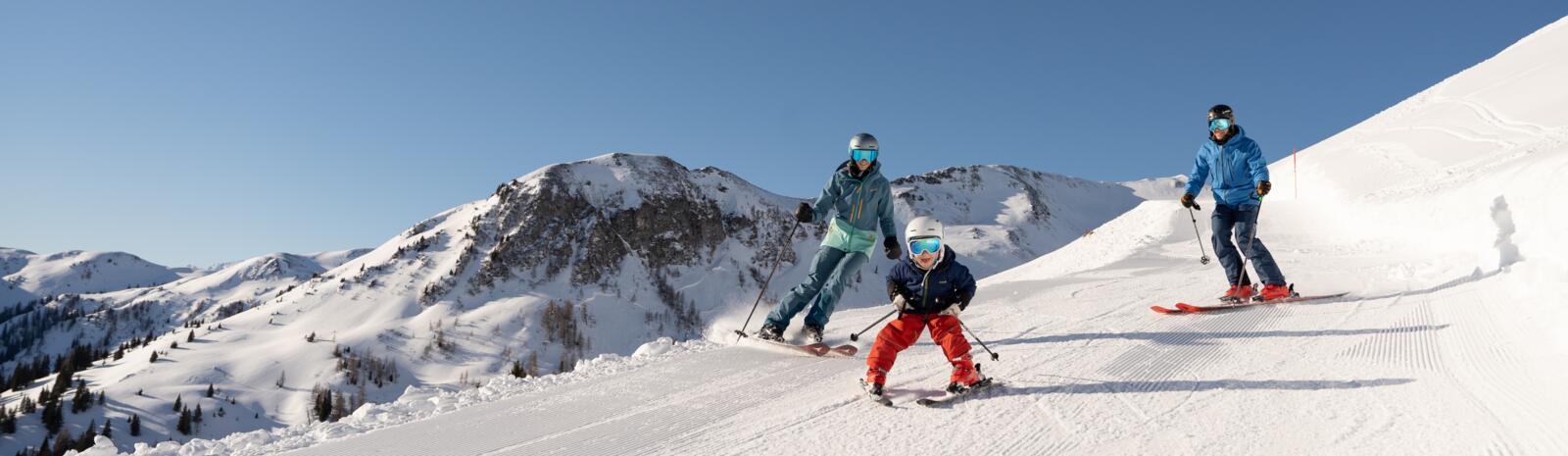 Familienurlaub im Skicircus Saalbach Hinterglemm Leogang Fieberbrunnn | © Lukas Pilz