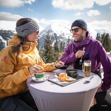 Hüttenkulinarik in Saalbach | © Mirja Geh