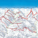 Skiabfahrten Skicircus Skikarte zeigt Verbindung zwischen den vielen Skipisten