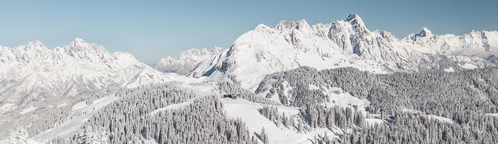 Berglandschaft in Saalbach im Winter | © TVB Saalbach Hinterglemm, Christian Wöckinger