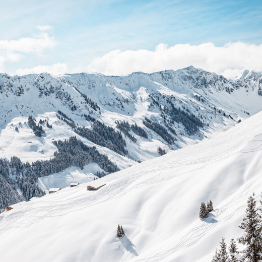 mountain landscape in Saalbach | © TVB Saalbach Hinterglemm, Christian Wöckinger