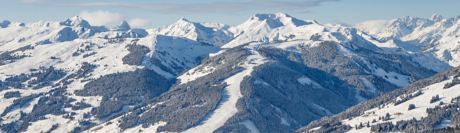 Aerial view of Saalbach | © TVB Saalbach Hinterglemm, Christian Wöckinger