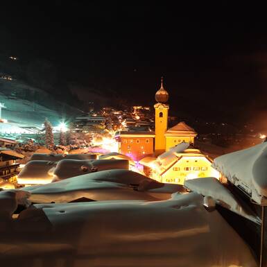 Saalbach bei Nacht | © TVB Saalbach Hinterglemm, Dietmar Socher