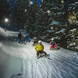 Nachtrodeln am Reiterkogel in Hinterglemm | © Daniel Roos Familie beim Nachtrodeln in Saalbach | © Daniel Roos