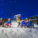 Nachtrodeln am Reiterkogel in Hinterglemm | © Daniel Roos Erwachsene und Kinder beim Rodeln in Hinterglemm | © Daniel Roos
