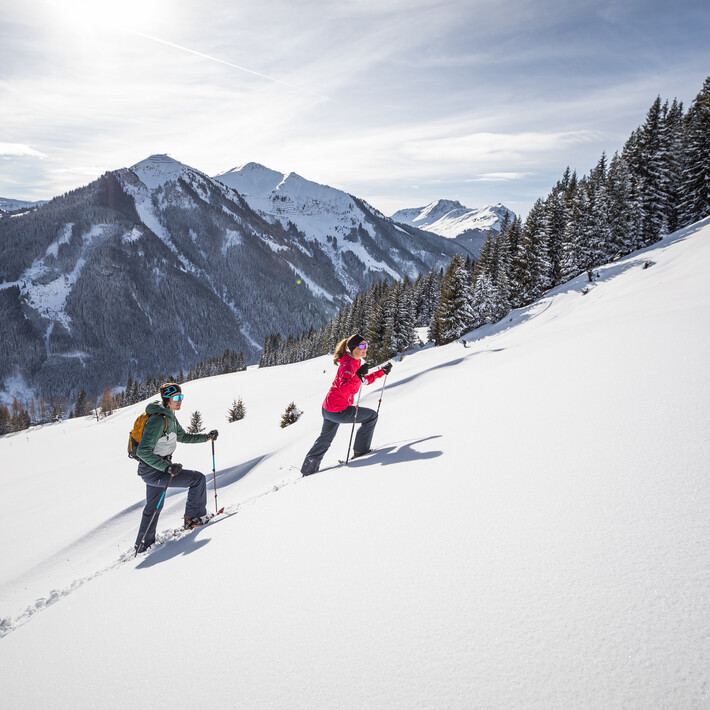 Schneeschuhwandern Saalbach | © Mirja Geh Schneeschuhwandern Saalbach | © Mirja Geh