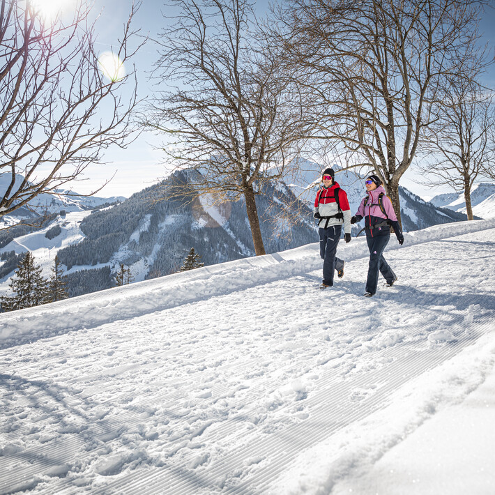 Schneeschuhwandern Saalbach | © Mirja Geh Schneeschuhwandern Saalbach | © Mirja Geh