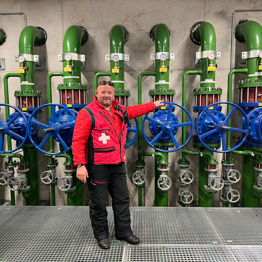 Helli in der Pumpstation | © Michaela Mitterer