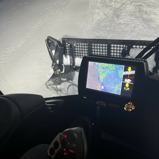 GPS basierte Schneehöhen-Messung | © Michaela Mitterer