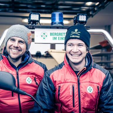 Markus und Fritz von der Bergrettung Saalbach Hinterglemm | © Edith Danzer