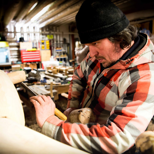 Focused finishing on the Ox. | © Edith Danzer Focused finishing on the Ox. | © Edith Danzer