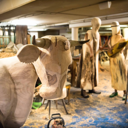 The ox is part of the crib | © Edith Danzer The ox is part of the crib | © Edith Danzer