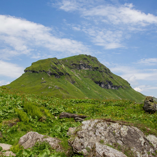 Am Weg zum Hochtorsee mit Blick zurück auf den Tristkogel | © Thorsten Günthert