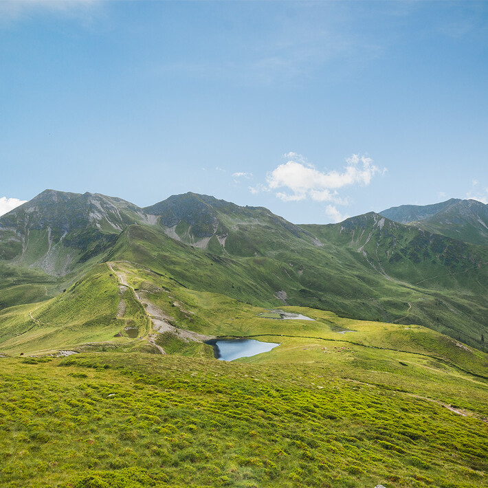 The Saalbach mountain scenery leaves nothing to be desired.