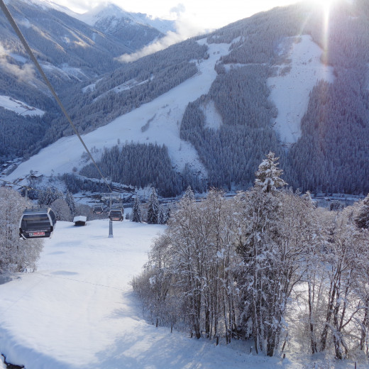 Schönleitenbahn in Jausern | © Bergbahnen Saalbach Hinterglemm