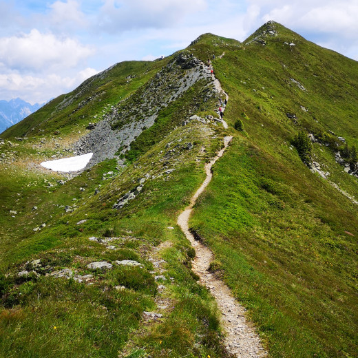 Weg von Hoher Penhab Richtung Seekar Weg von Hoher Penhab Richtung Seekar