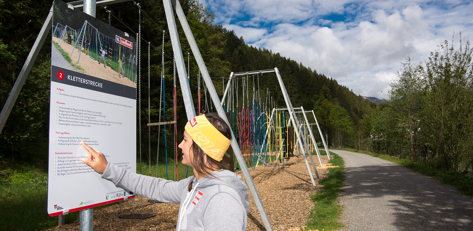 Tafeln beschreiben die Stationen | © Edith Danzer