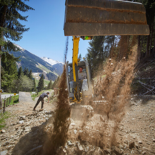 Trailarbeiten | © saalbach.com, Daniel Roos