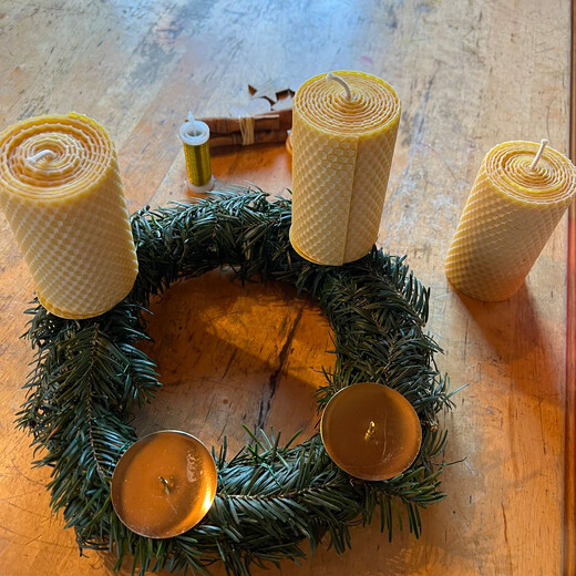 Kerzenhalter befestigen