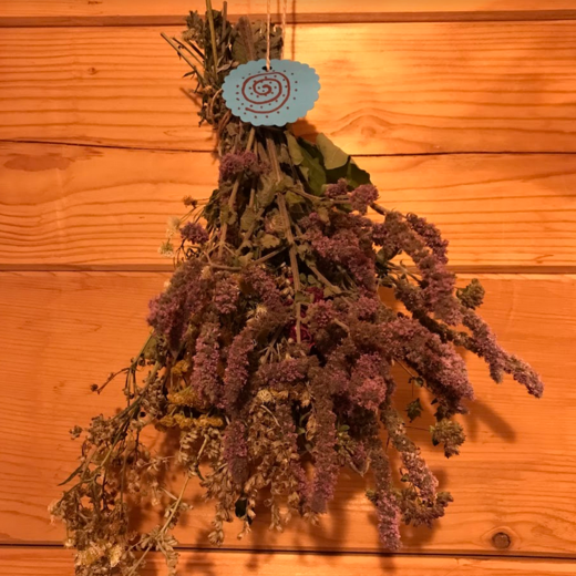 Dryed herbs for the smoking ceremony