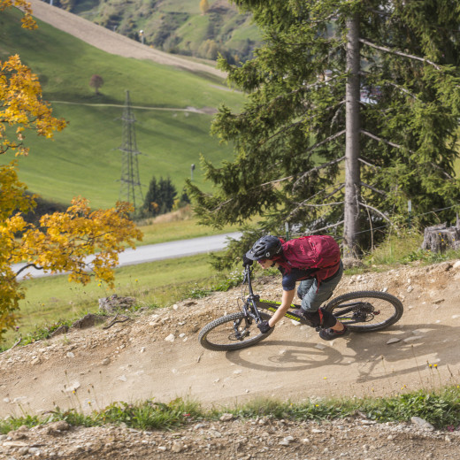 Angie shredding the Bucheggtrail  | © Heiko Mandl Angie shredding the Bucheggtrail  | © Heiko Mandl