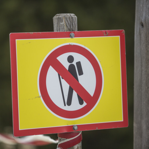 No hikers here - Biketrail! | © Heiko Mandl No hikers here - Biketrail! | © Heiko Mandl