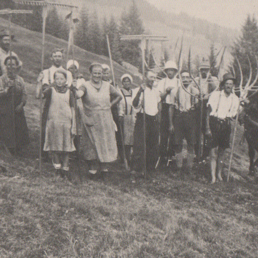 Bringing in the hey | © Heimatbuch/Gemeinde Saalbach Hinterglemm