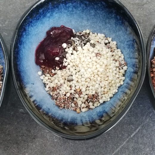 Ingredients for the energy ball variations Ingredients for the energy ball variations