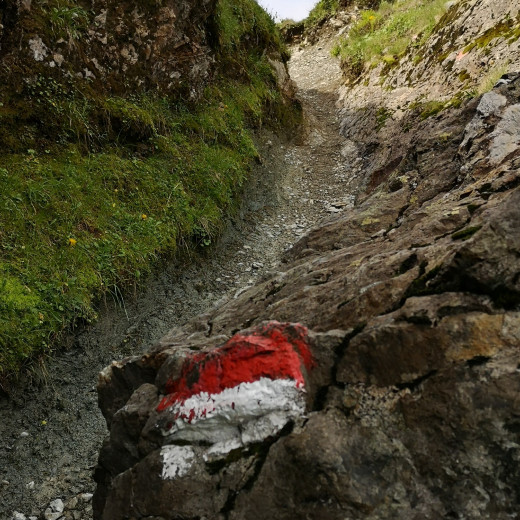 Passage near Saaljoch