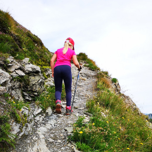 The direct path demands surefootedness!